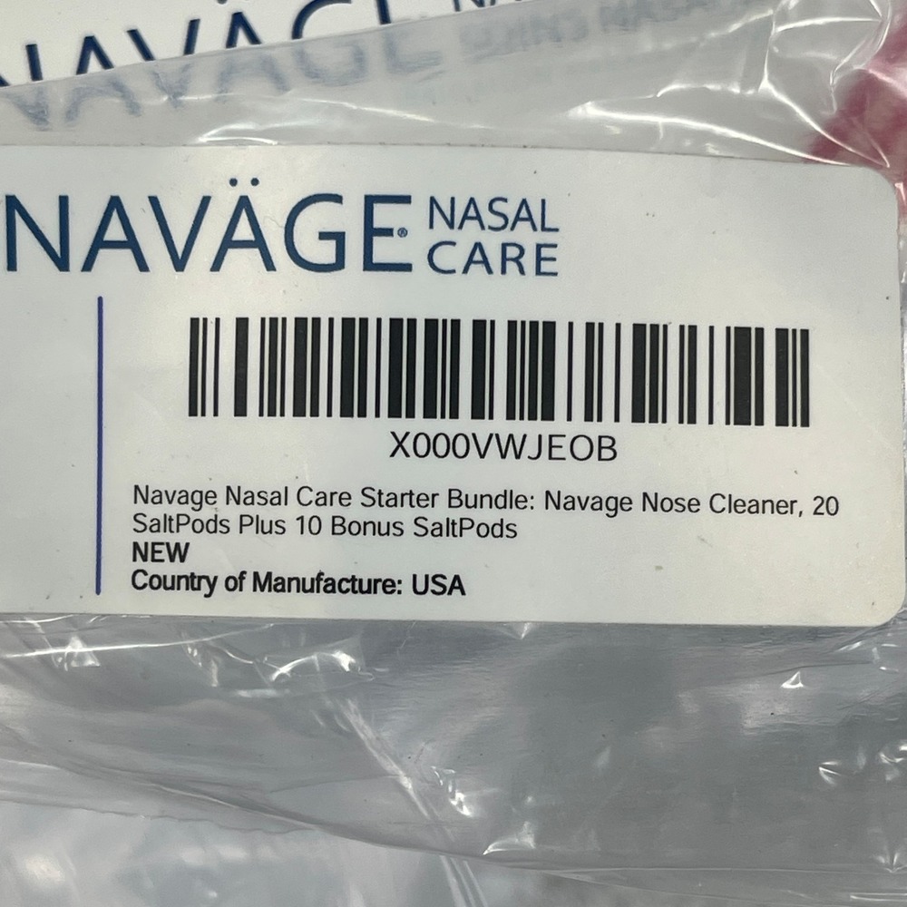 Navage Nasal Irrigation Starter Bundle: Navage Nose Cleaner W/ 30 Salt Pods - Picture 10 of 10